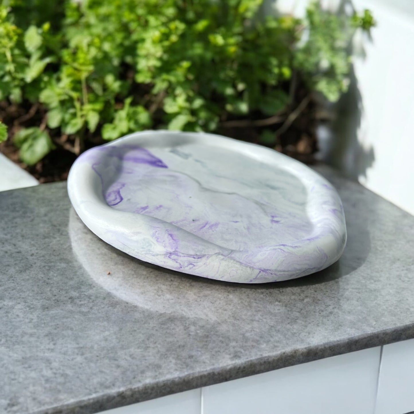 Handmade Cloud Trinket Tray (Round)