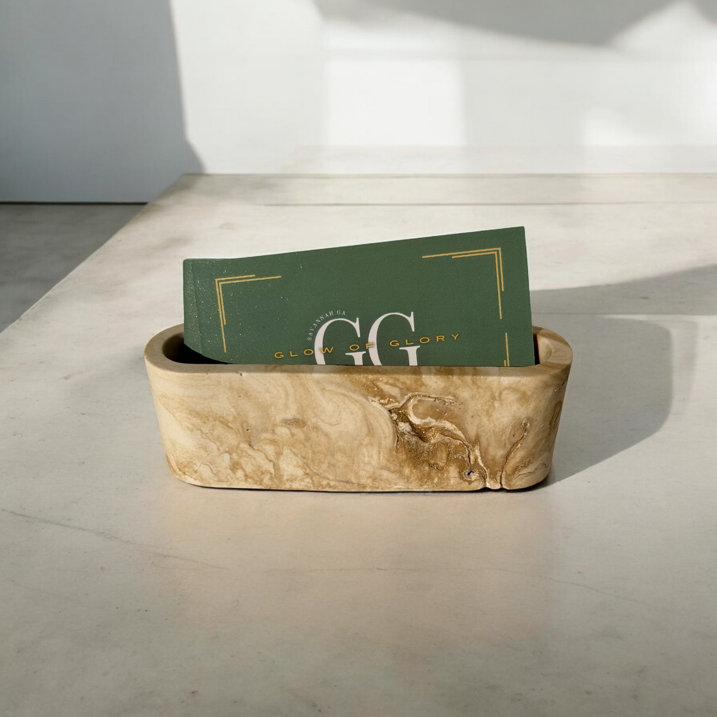 Hydro-Stone Business Card Holders