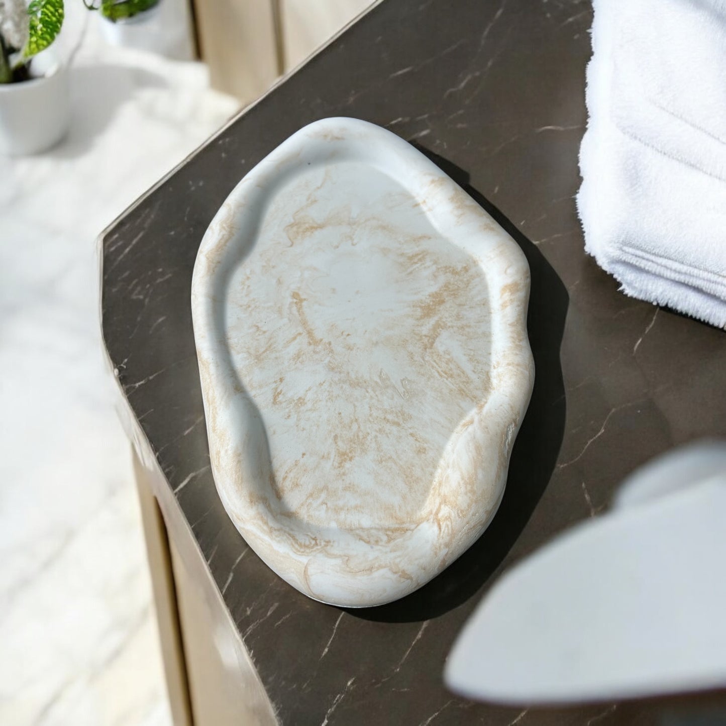 Handmade Cloud Trinket Tray (Oval)