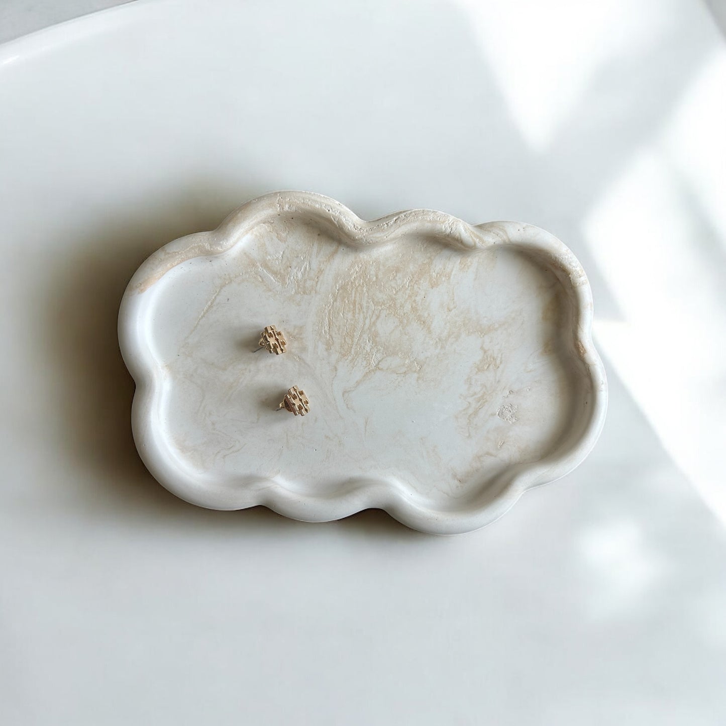 Handmade Trinket cloud  Tray
